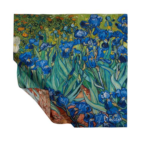 Irises Silk Twill Scarf | Ipekevi