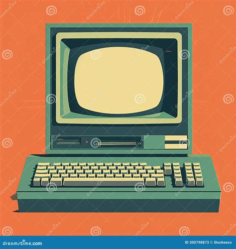 Image result for Orange Screen Retro Computer