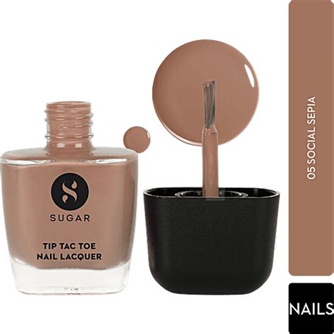 Buy Sugar Cosmetics Tip Tac Toe Nail Lacquer Classic Online at Best ...