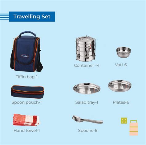 Neelam Stainless Steel 26 pcs Travelling Tiffin Set – Neelamsteel