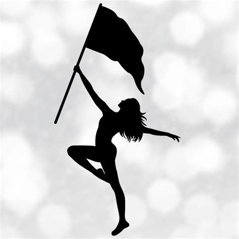 Color Guard Silhouette - Etsy