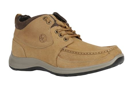 Buy Woodland Men's Leather Ankle Boots Camel at Amazon.in