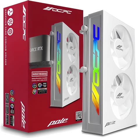 OCPC Adjustable GPU Support Bracket & ARGB 2X Graphics Card Support ...