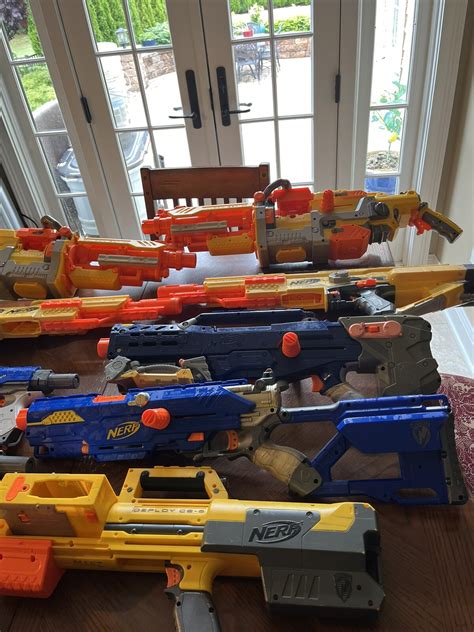 Huge Nerf Gun Lot! Over 15 Guns/ Semi And Automatic W/ Tons Of ...