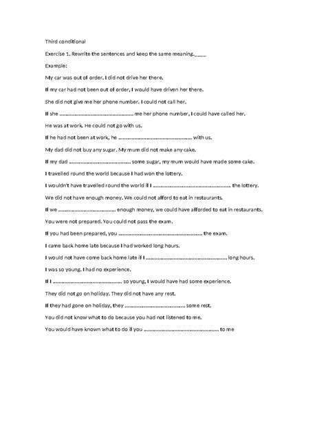 Image result for Third Conditional Practice