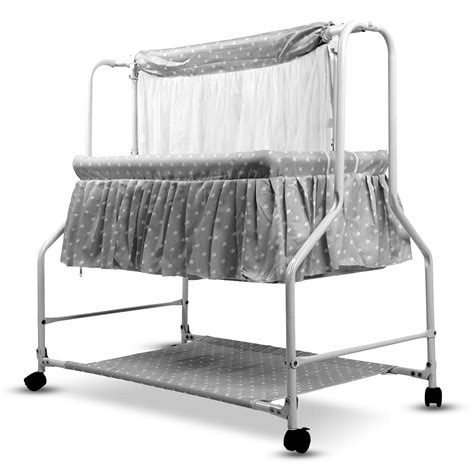 Buy Bumtum Baby Cradle with Swing & Mosquito Net| Foldable Cradle with ...