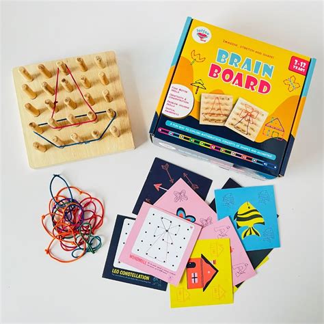 Buy Lattooland Wooden Geoboard | for 3 Years and Above | STEM ...