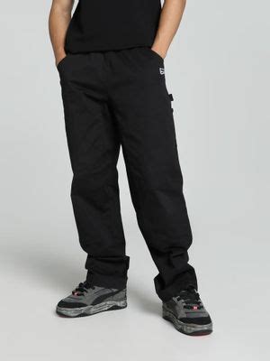 Buy Puma DOWNTOWN Double Knee Men Black Trackpant Online