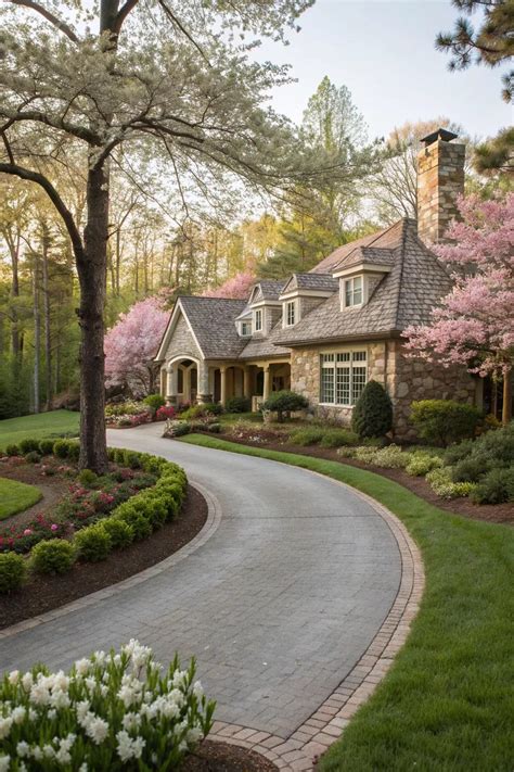 14+ Inspiring Types of Driveway Ideas