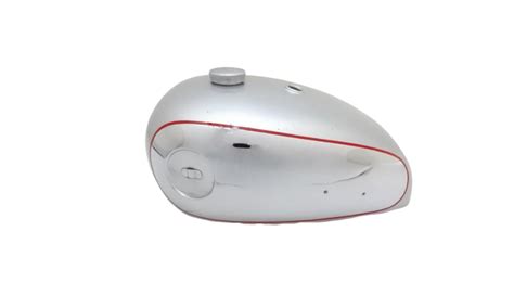 BSA A7 A10 SILVER PAINTED CHROMED FUEL TANK WITH FREE FUEL CAP |Fit For