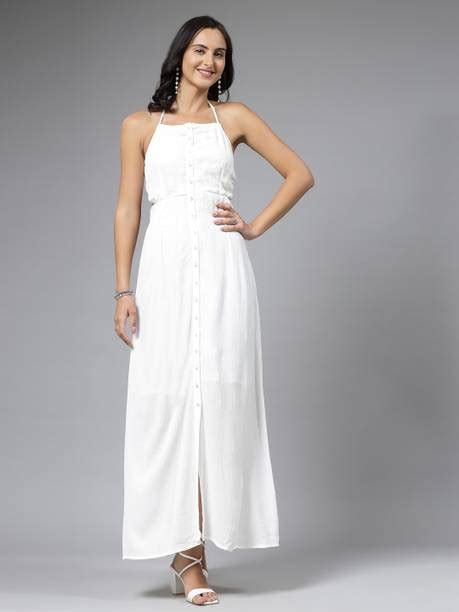 White Long Dress - Buy White Long Dress online at Best Prices in India ...