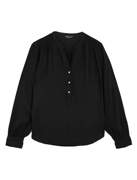 Buy V-Neck Long Sleeve Blouse at Marks & Spencer