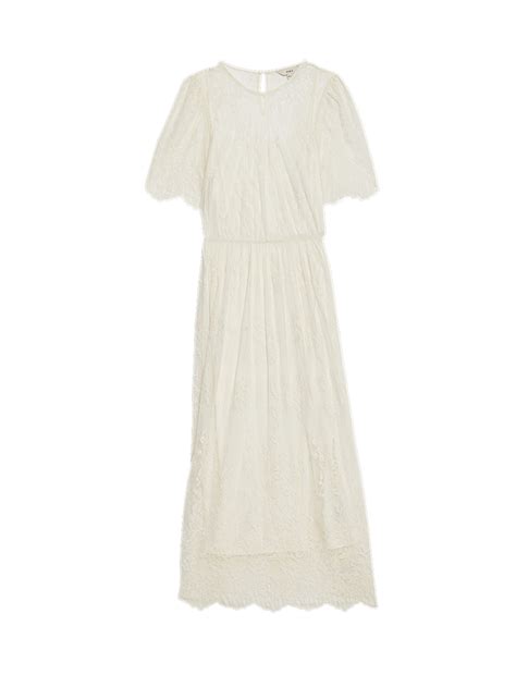 Buy Lace Round Neck Midi Column Dress at Marks & Spencer