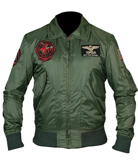 Buy New Men's Tom Cruise Top Maverick Flight Bomber Jacket Jet Pilot ...