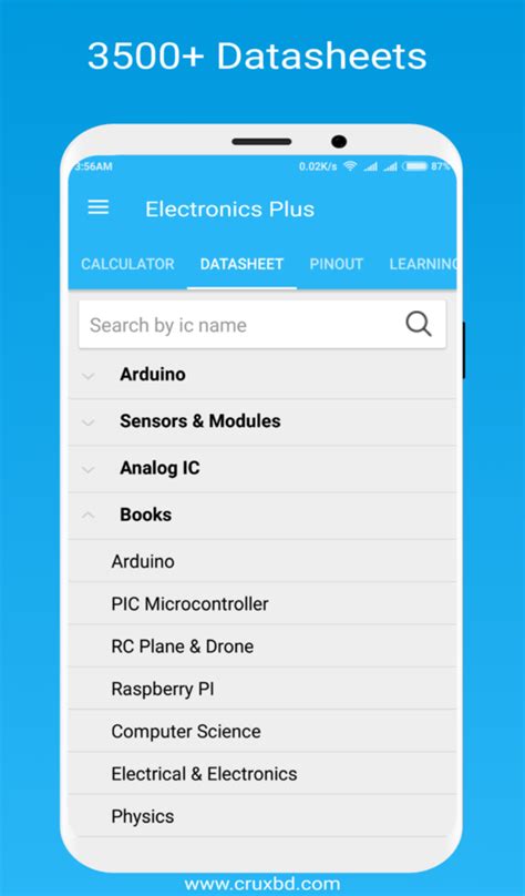 Electronics Plus : 100+ Calculator, 3500+ Datasheet, Pinouts, Learning ...