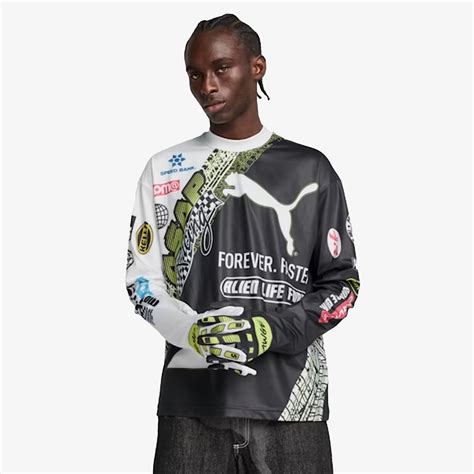 PUMA |X A$AP ROCKY TIRE LONG SLEEVE TEE WITH GLOVES { PUMA WHITE ...