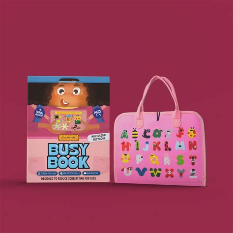 Buy Montessori Busy Book For Age3 (Pink) – Interactive Sensory ...