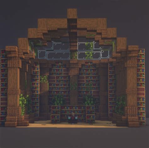 Image result for Minecraft Library Building Designs