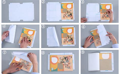 Magnova [30 Pcs- 3 Different Sizes -10 Each] Book Biding Cover ...