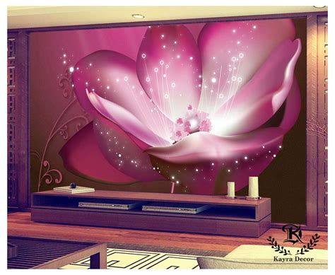 Kayra Decor 3D Print Wallpaper Decal Indoor Wall Mural for Living Room ...