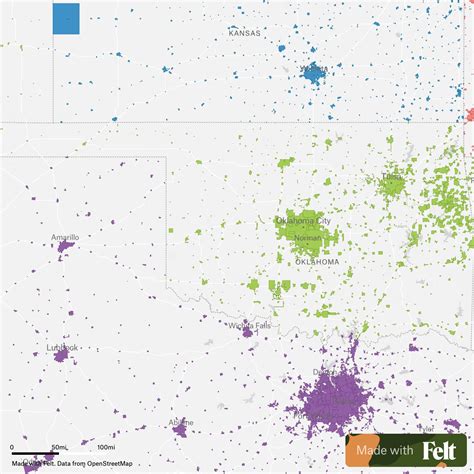 US Electric Power Transmission Lines in Oklahoma