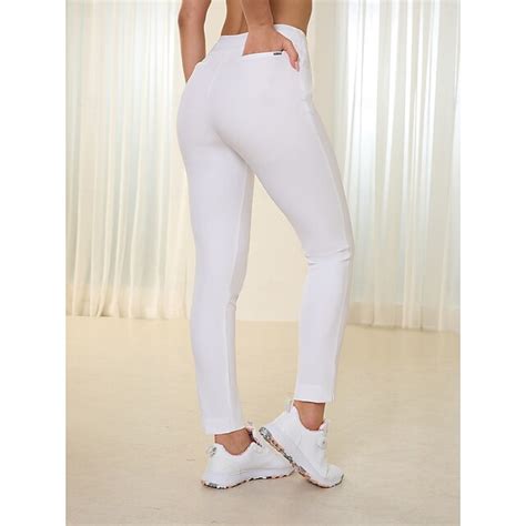 Women's Golf Pants White Pants / Trousers Ladies Golf Attire Clothes ...