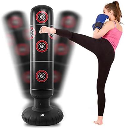 Buy Homgee Fitness Punching Bag Inflatable Punching Bag Stand Boxing ...
