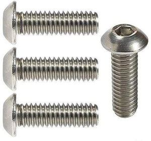 VP INDUSTRIES Bolt M8x25 mm Button Head Cap Screw Stainless Steel Grade ...