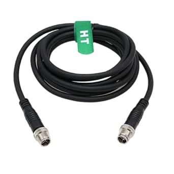 HangTon M12 8 Pin X-Coded to 8 Pin X-Coded Ethernet Network Cat6 Cable ...