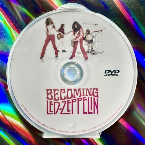 BECOMING LED ZEPPELIN DVD 2025 Documentary Jimmy Page, Robert Plant ...