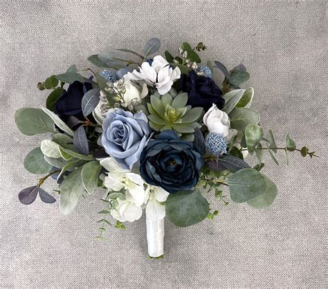 Blue And Green Wedding Flower Arrangements