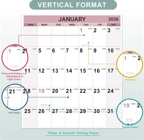2026 Yearly Wall Calendar - Jan. 2026 to Dec.2026, Qatar | Ubuy
