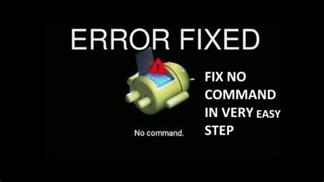 Image result for No Command Error Code Google Phone