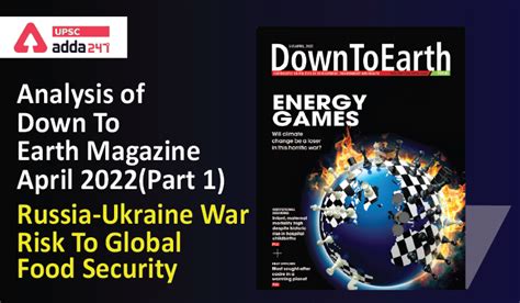 Analysis Of DTE Magazine: ''Russia-Ukraine War: Risk To Global Food ...