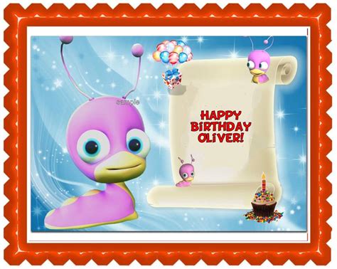 Buy Baby TV ABC's Tulli Edible Cake Topper Party Edible Cake Image ...