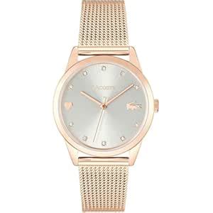 Buy Lacoste Stargaze Qtz Basic Silver White Round Dial Women's Watch ...