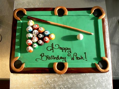 Billiard Table Cake