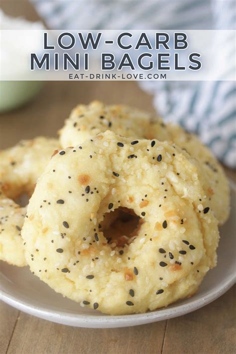 Low-Carb Mini Bagels - Eat. Drink. Love.