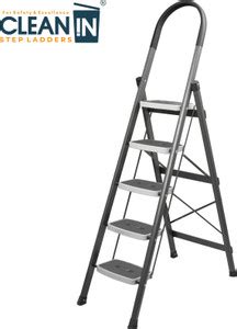 CLEAN-IN 5 Step Premium Ladder Steel Ladder Price in India - Buy CLEAN ...