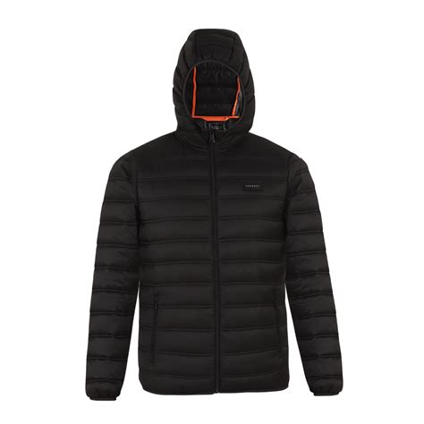 Buy Men Solid Black Puffer Hooded Jacket Online - 1063955 | The Collective