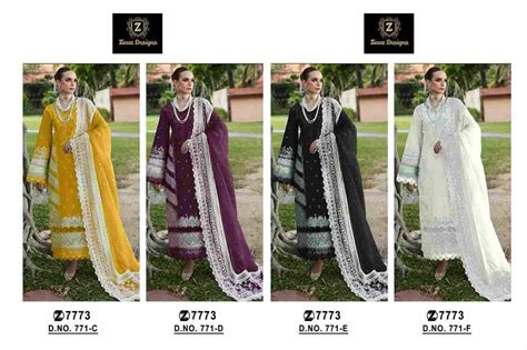 ZIAAZ DESIGNS HIT DESIGN 771 COLOURS VOL-2 BY ZIAAZ DESIGNS 771-C TO ...
