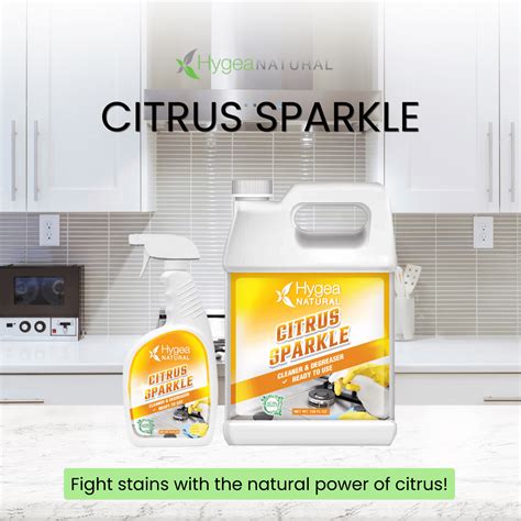 Citrus Sparkle Chemical-Free Heavy Duty Degreaser & All Purpose Cleaner ...