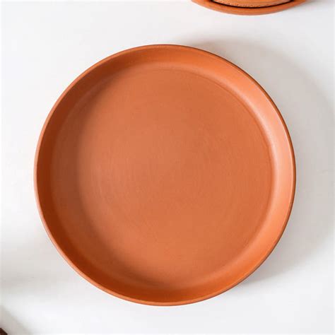 Set Of 4 Terracotta Dinner Plates Online - Premium Dinner Plate | Nestasia