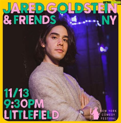 Jared Goldstein Instagram – thrilled to say i’m doing a second jared ...