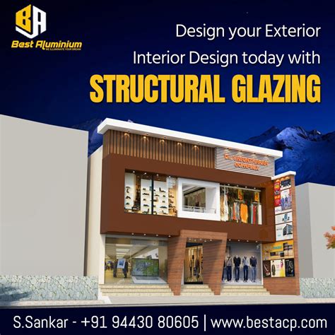 Structural Glazing Work in Tirunelveli, Tuticorin, Nagercoil, Tenkasi