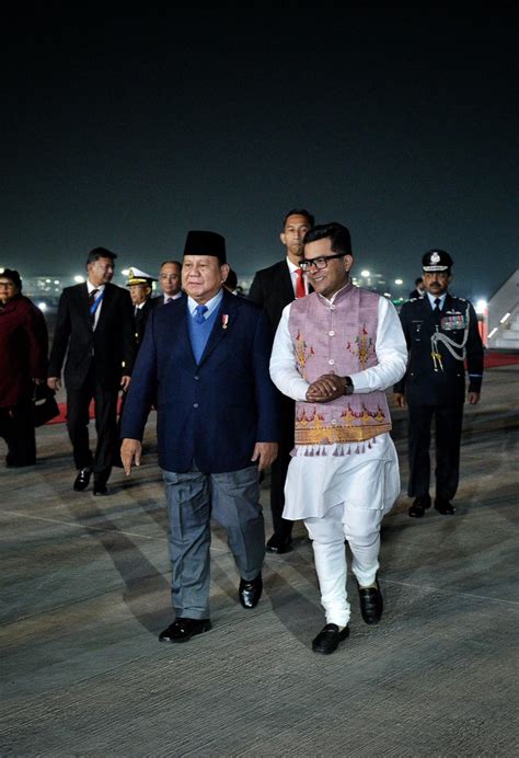 Indonesian President Prabowo Subianto arrives for four-day visit to ...