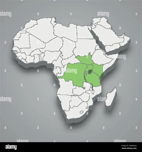 East african community map Stock Vector Images - Alamy
