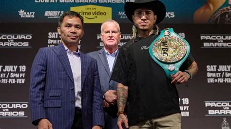 Mario Barrios ready for a war after Manny Pacquiao said: "I love to go ...