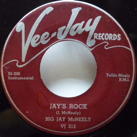 Big Jay Mcneely 45 Jay's Rock / Convention Veejay Doowop 1st Press VG+ ...