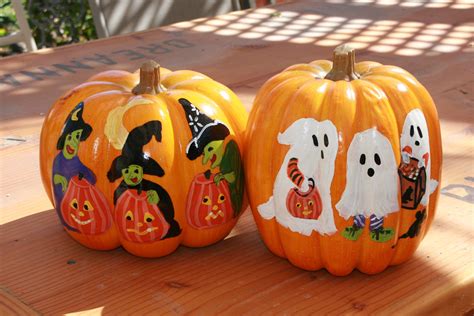 Canvas Painting Ideas Easy Halloween Pumpkins